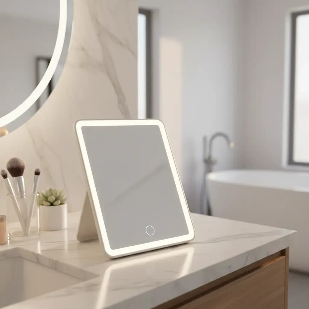Espejo Para Maquillaje Led Luz Regulable