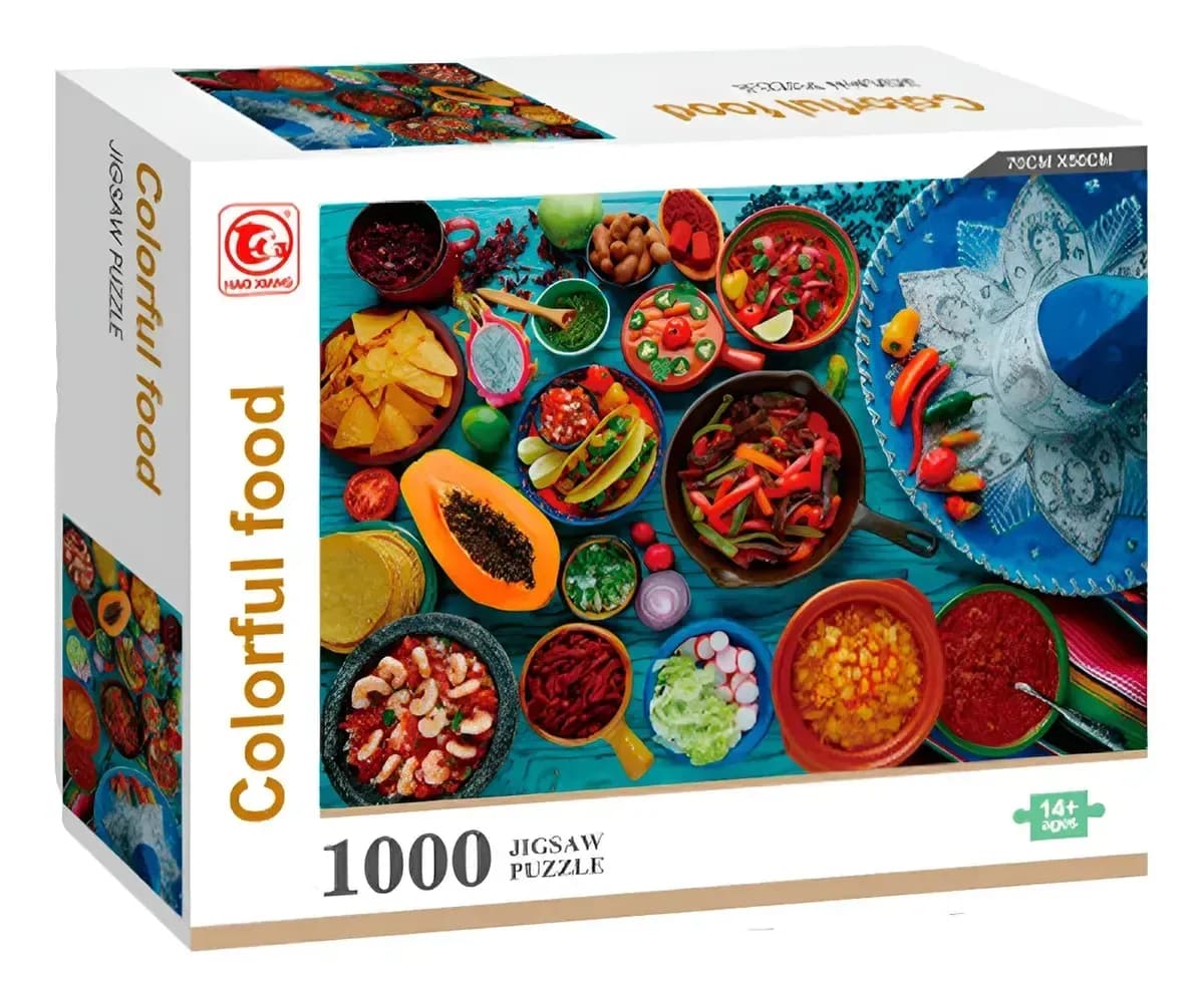 Puzzle Rompecabezas Colorful Food 1000 Piezas