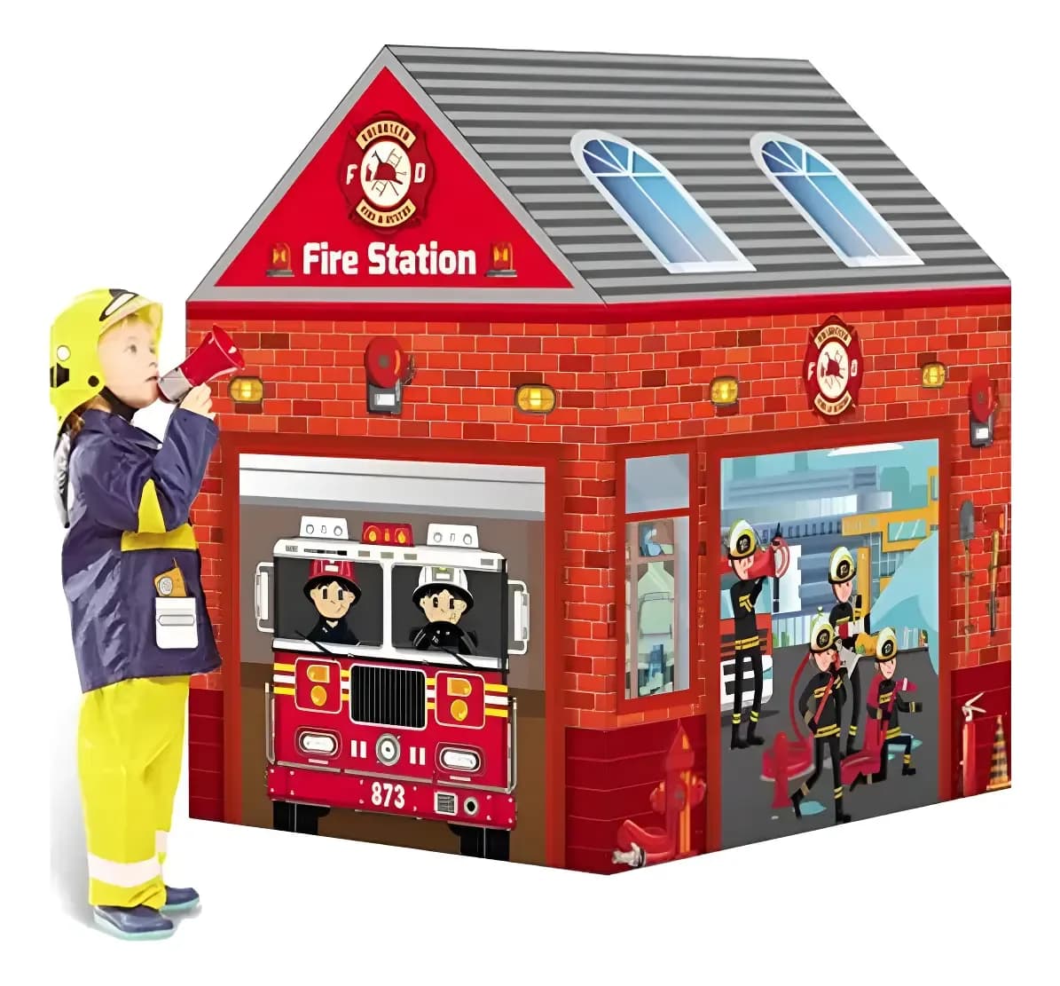 Carpa Niño Estación De Bomberos