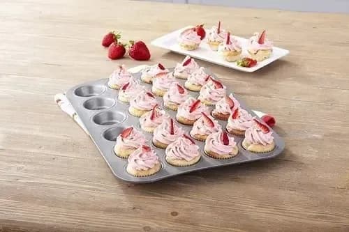 Molde Para Muffins Teflonada X24