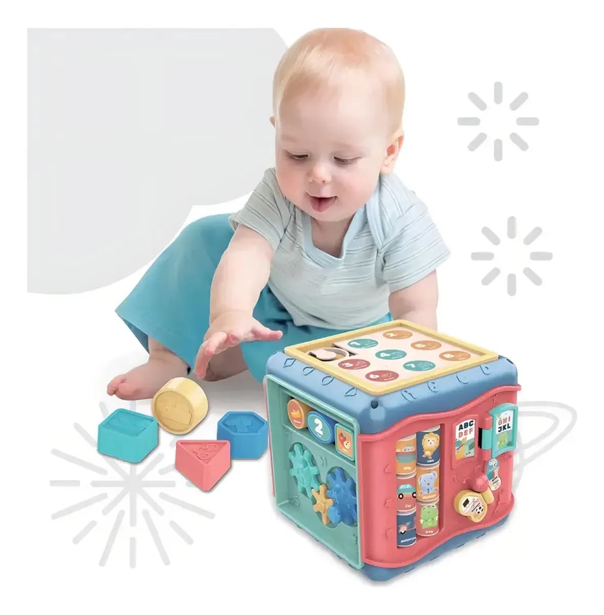Juguete Bebe Cubo De Actividades Didactico